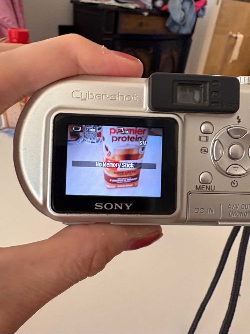 Sony Silver Cyber-shot 3.2MP Compact Digital Camera with Wrist Strap